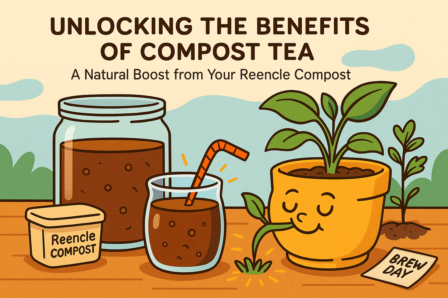 Unlocking the Benefits of Compost Tea: A Natural Boost from Your Reencle Compost