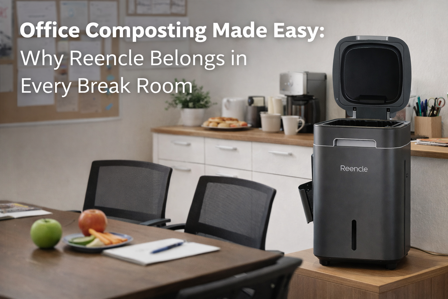 Office Composting Made Easy: Why Reencle Belongs in Every Break Room