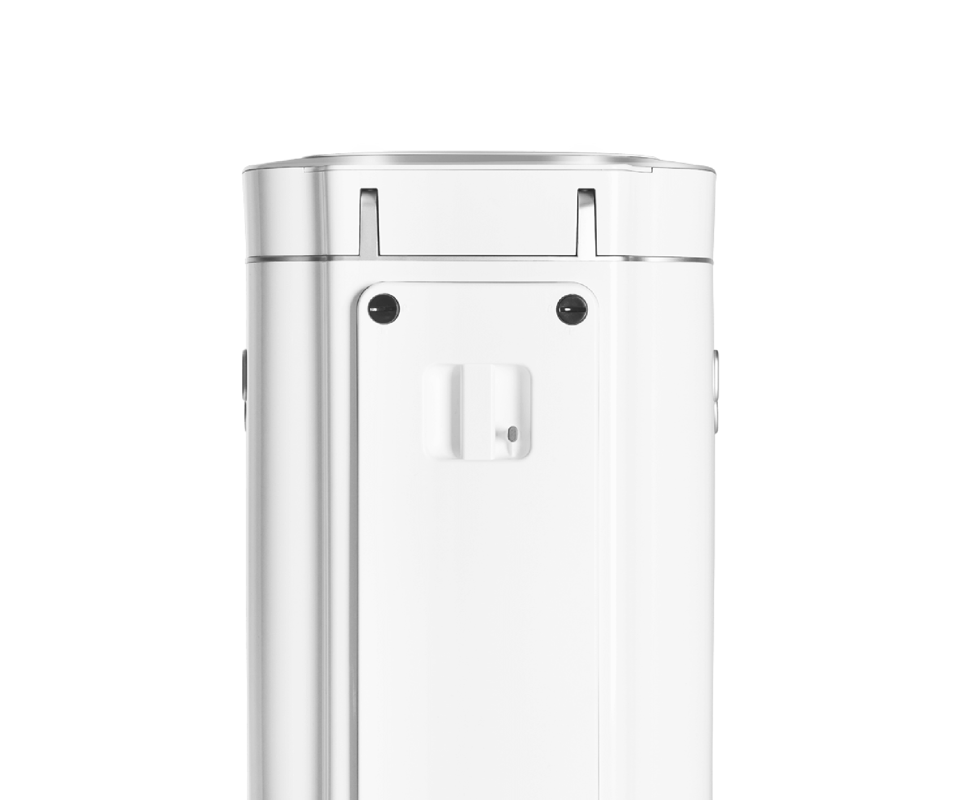 back view of reencle prime with carbon filter attached transparent background