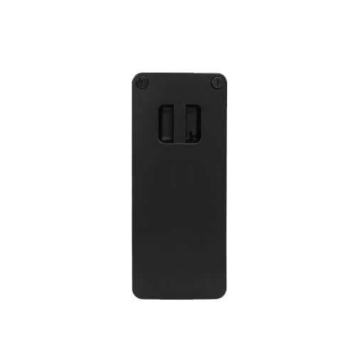 Black carbon filter on white background