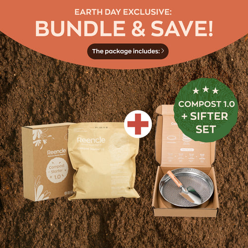 Compost Starter 1.0 + Sifter Bundle